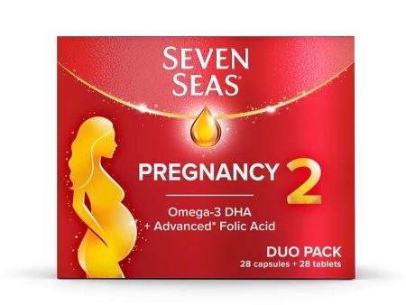 Seven Seas Pregnancy Vitamins with Omega-3 DHA and Advanced Folic Acid (28 capsules and 28 tablets) Fashion