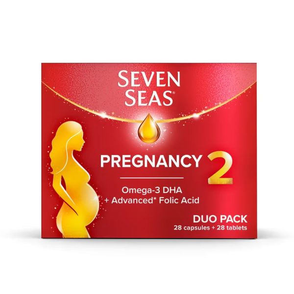 Seven Seas Pregnancy Vitamins with Omega-3 DHA and Advanced Folic Acid (28 capsules and 28 tablets) Fashion