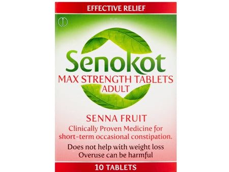 Senokot Max Strength Tablets (10 Pack) Hot on Sale