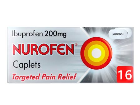 Nurofen Targeted Pain Relief Caplets 200mg (16 Pack) For Cheap