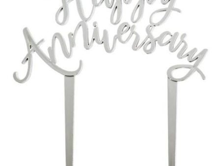 Happy Anniversary Cake Topper Online now