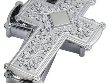 Silver Cross Cake Topper Keepsake Box Sale