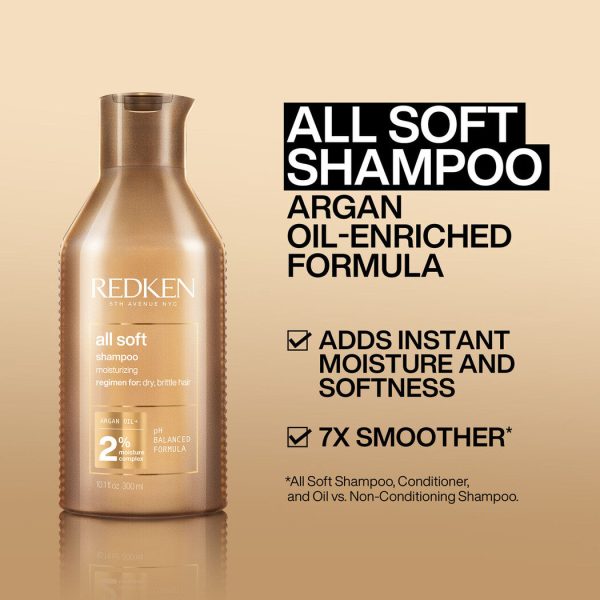 Redken All Soft Shampoo & Conditioner 1L Duo Online now