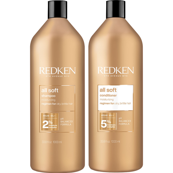 Redken All Soft Shampoo & Conditioner 1L Duo Online now