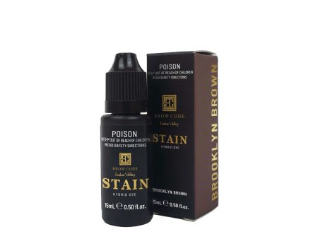 Brow Code Stain Hybrid Brow Dye Brooklyn Brown 15ml For Cheap