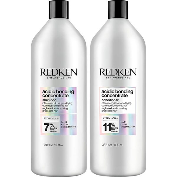 Redken Acidic Bonding Concentrate Shampoo & Conditioner 1L Duo Online Sale