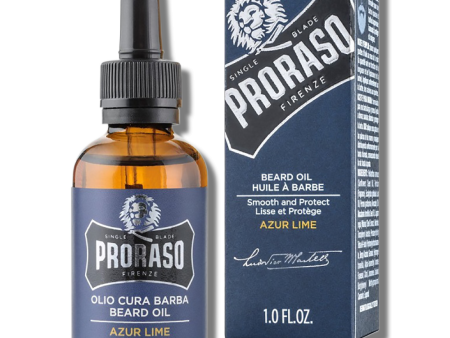 Proraso Beard Oil Azur Lime 30ml Cheap