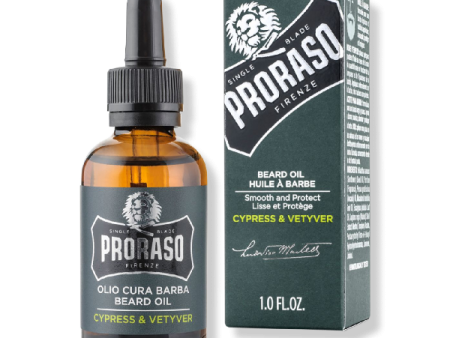 Proraso Beard Oil Cypress & Vetyver 30ml Cheap