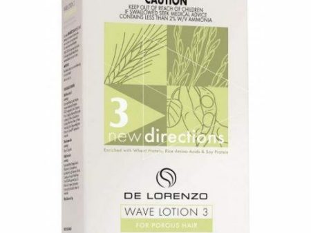 De Lorenzo New Directions Waving Lotion 3 for Porous Hair 100ml Fashion