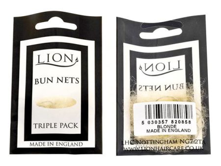 Lion Bun Net 3pk Blonde Supply