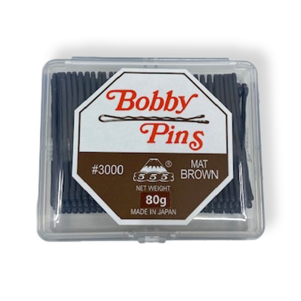 555 Bobby Pins 2  (51mm) 80gms Brown Matt Supply