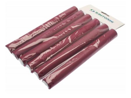 Santorini Flexible Rollers Large Burgandy 30mm 6pk Cheap