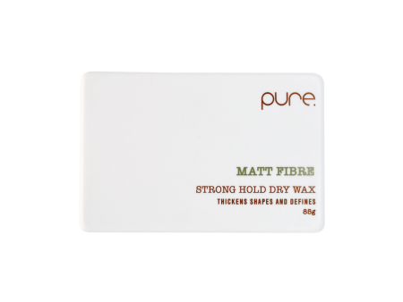 Pure Matt Fibre Strong Hold Dry Wax 85g Cheap