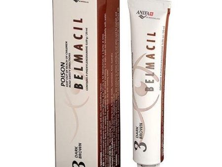 Belmacil Lash Tint 3 Dark Brown 20ml Supply