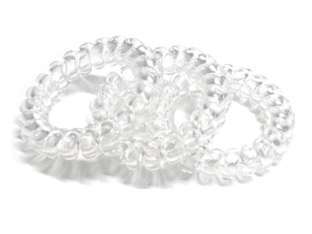 Ez Bobble Hair Tie Clear Large Single For Discount