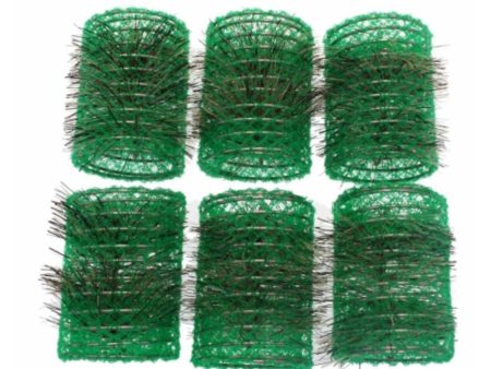 Santorini Brush Rollers Green 43mm 6pk Cheap