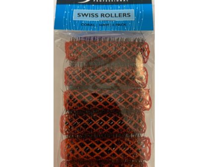 Santorini Swiss Brush Rollers Coral 16mm 6pk Online Sale