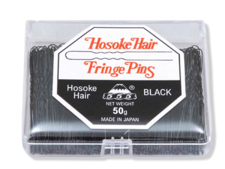 555 Hosoke Fringe Pins 2  Black Cheap