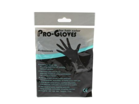 Pro Gloves Powder Free Latex Black 1pair Small Sale