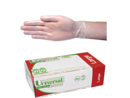 Universal Clear Latex Glove Large 100pk Fashion