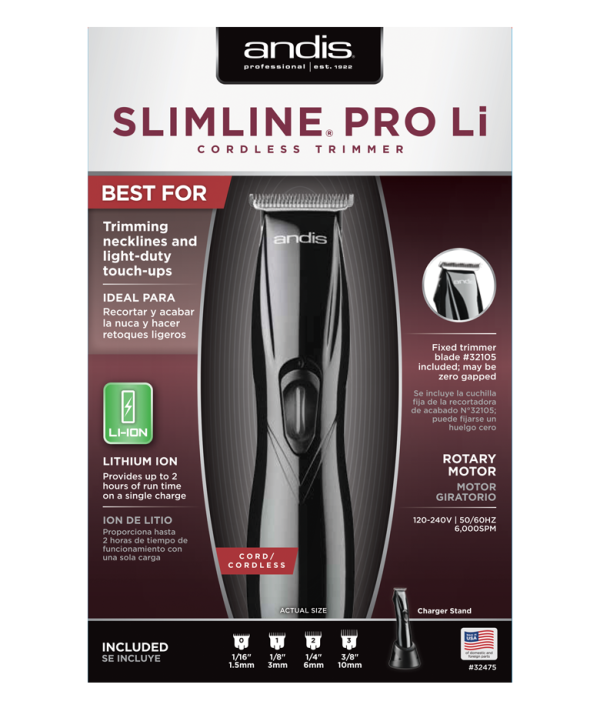 Andis D8 Slimline Pro Li Trimmer Black Sale