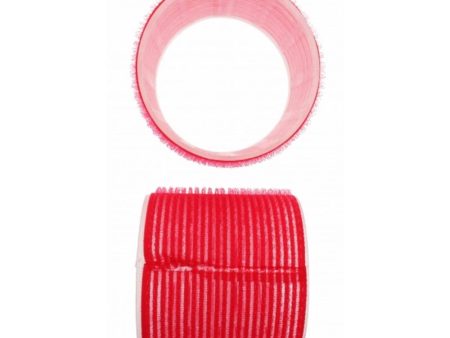 Santorini Velcro Rollers Red 70mm 6pk Hot on Sale