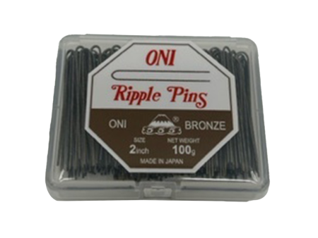 555 ONI Ripple Pins 2  (51mm) 100gms  Bronze For Sale