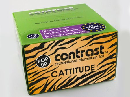 Contrast Professional Pop Up Foil 15 Micron Cattitude 400 Sheets on Sale