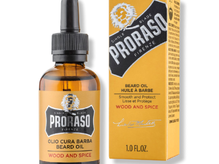 Proraso Beard Oil Wood and Spice 30ml Sale