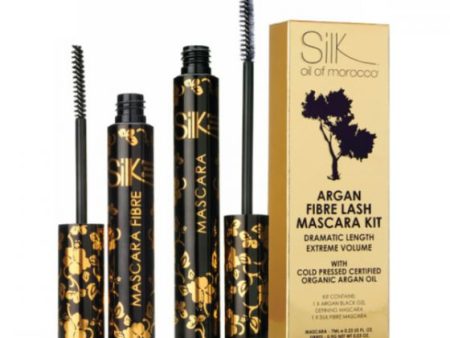 Silk Oil of Morocco Argan Fibre Lash Mascara Kit Online Hot Sale