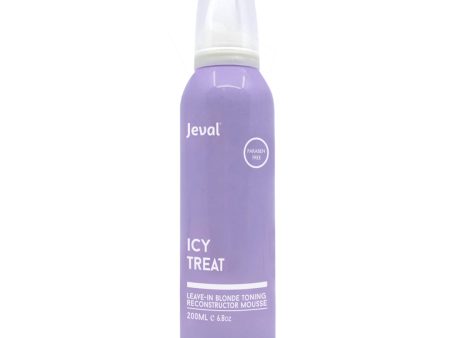 Jeval Icy Treat Leave-in Blonde Toning Reconstructor Mousse 200ml Online Sale