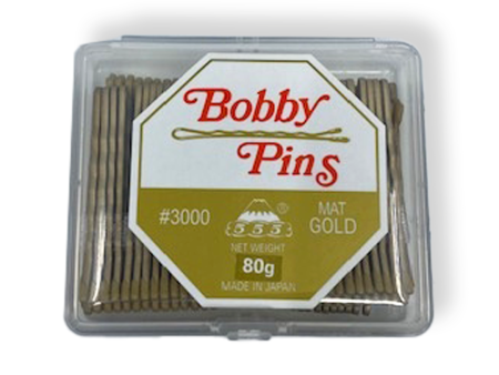 555 Bobby Pins 2  (51mm) 80gms  Gold Matt For Cheap