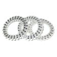 Ez Bobble Hair Tie Silver Large Single Hot on Sale