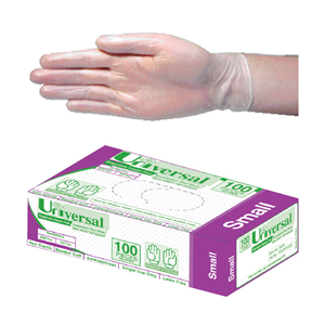 Universal Clear Latex Glove Small 100pk Sale