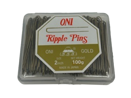 555 ONI Ripple Pins 2  (51mm) 100gms Gold For Cheap