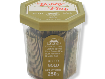 555 Bobby Pins No.3000 2  Gold Online now